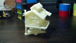 3D printed model of the Deer Haven Treehouse