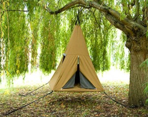 blissfully suspended in the trees!